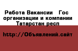 Работа Вакансии - Гос. организации и компании. Татарстан респ.